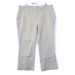 Tommy Hilfiger Women's Pants Austin Fit Khaki Beige / Cream Size 18